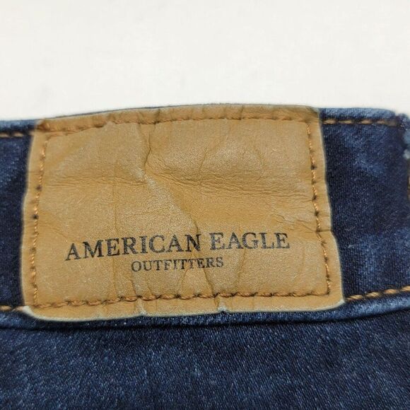 AEO Women's Super Hi rise Jegging Jeans Size 31 Med Wash Blue Denim 31x28 - Picture 5 of 10